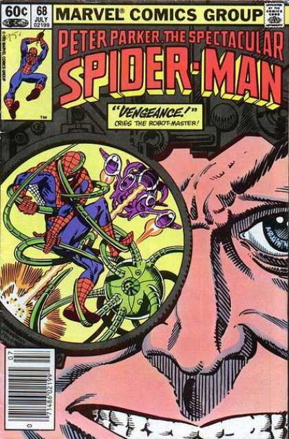 Spectacular Spider-Man (1976) 68 - Cries The Robot Master - July 02 199 - Marvel Comics Group - Peter Parker - Vengeance