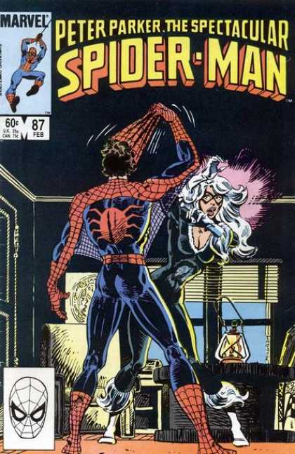 Spectacular Spider-Man (1976) 87 - Marvel - Superhero - Mask - Woman - Lantern
