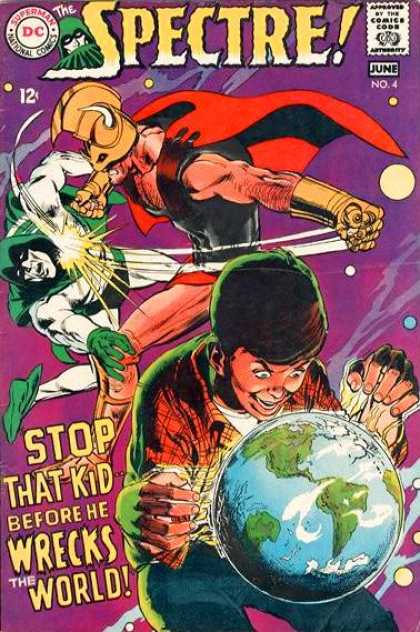 Spectre 4 - Superman National Comics - Approved By The Comics Code - Superhero - Moon - Stop That Kid - Neal Adams