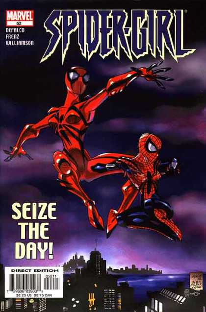 Spider-Girl 52 - Spider-girl - Marvel 52 - Delfalco Frenz Williamson - Seize The Day - City