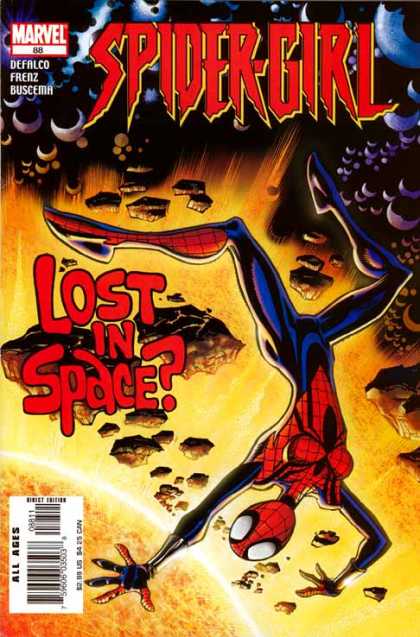 Spider-Girl 88 - Spider-girl - Marvel Comics 88 - Spider-girl Lost In Space - Defalco Frenz Buscema - Spider-girl Out In Space
