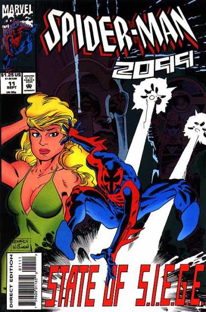 Spider-Man 2099 11 - Green Dress - Superhero - Siege - Costume - Blonde Girl - Al Williamson, Rick Leonardi