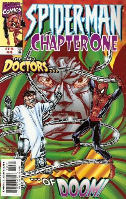 Spider-Man: Chapter One 4 - The Two Doctors Of Doom - Doctor Octopus - Green Goblin - Green Hood - Marvel Comics - John Byrne