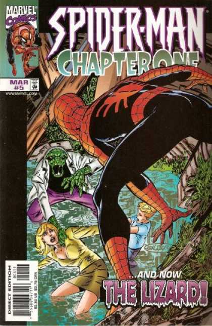Spider-Man: Chapter One 5 - Marvel Comics - Mar 5 - The Lizard - Woman - Direct Edition - John Byrne