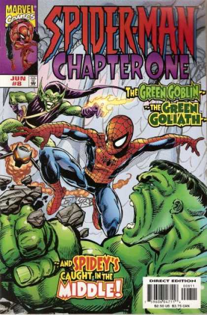 Spider-Man: Chapter One 8 - Green Goblin - Hulk - Green Goliath - Stuck - Caught In Middle - John Byrne