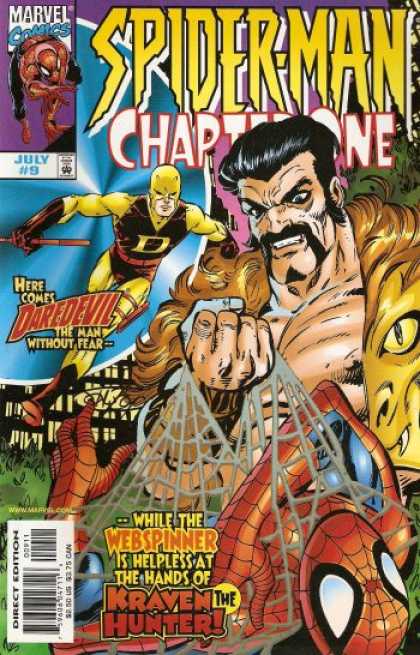 Spider-Man: Chapter One 9 - Marvel Comics - Approved By The Comics Code - Daredevil - The Man Without Fear - Kraven The Hunter - John Byrne