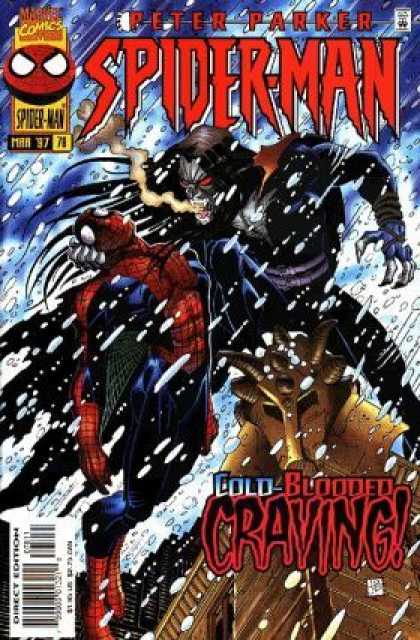 Spider-Man 78 - Peter Parker - Snow - Breath - Cold Blooded Craving - March 97 - John Romita