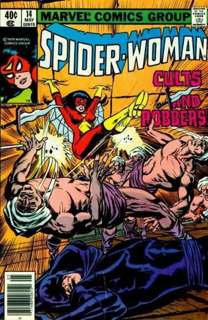 Spider-Woman 14 - Marvel - Web - Cults - Robbers - Kick - Bill Sienkiewicz
