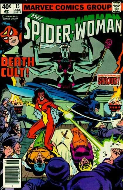 Spider-Woman 15 - June - Death Cult - Superhero - 40 Cents - Bill Sienkiewicz, Bob McLeod