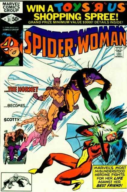 Spider-Woman 31 - Marvel - Shopping Spree - The Hornet Becomes Scott - Attack - Energetic - Frank Miller, Josef Rubinstein