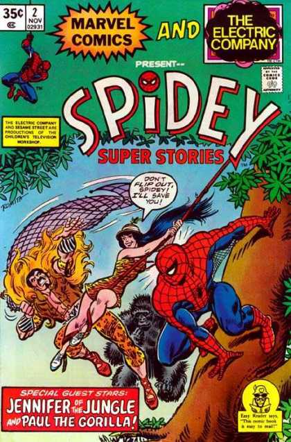 Net - Peter Parker - Doc Oct - Mary Jane - Red Cap Spidey Super Stories 2 - Net - Peter Parker - Doc Oct - Mary Jane - Red Cap