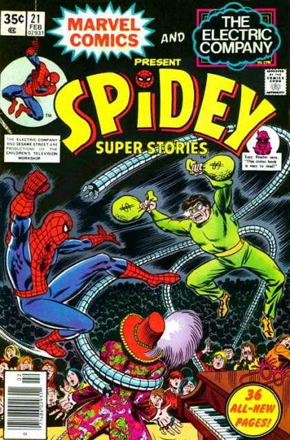 Spidey Super Stories 21 - Dr Octopus - Stage - Piano - The Electric Company - 21 Feb