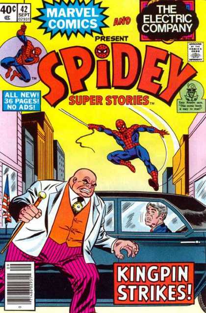 Spidey Super Stories 42 - Super Hero - Mighty Spidey - Spider Buddy - There He Goes - Never Ending Story