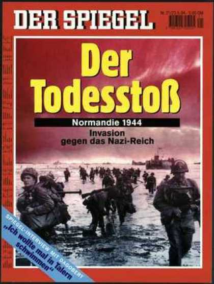 Spiegel - Der SPIEGEL 21/1994 -- Die Invasion der Alliierten in der Normandie 1944