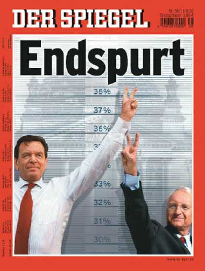 Spiegel - Der SPIEGEL 38/2002 -- Politische Umfrage im September: Politiker-Beliebtheit (T