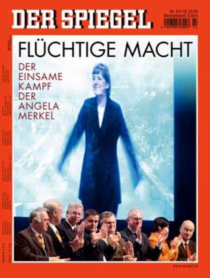 Spiegel - Der SPIEGEL 43/2004 -- Das jï¿½he Ende von Angela Merkels Hï¿½henflug
