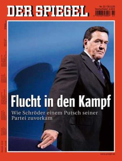 Spiegel - Der SPIEGEL 22/2005 -- Mit seinem Neuwahl-Coup kommt Kanzler Schrï¿½der der eig