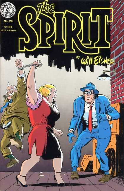 Spirit 20 - Will Eisner - Hand Cuffs - Blue Tux - Brick Wall - Pipe - Paul Smith, Will Eisner