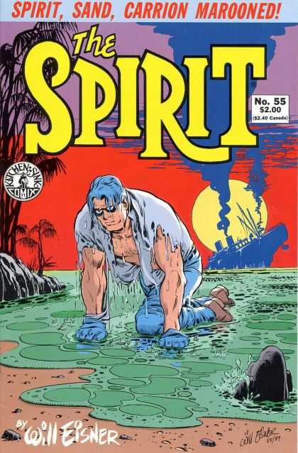 Spirit 55 - Sand - Carrion - Kitchen Sink - Will Eisner - Ship - Will Eisner