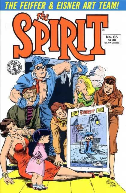 Spirit 65 - The Feiffer U0026 Eisner Art Team - Torn Clothing - Broken Stone - Doorway - Kitchen Sink Comix - Will Eisner