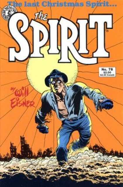 Spirit 78 - Man - Sun - The Last Christmas Spirit - Large - Fog - Will Eisner