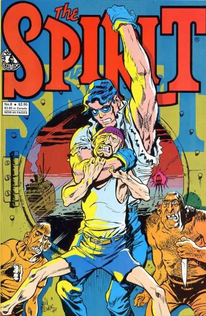 Spirit 8 - Man - Superhero - Illuminator - Ship - Knife - Darwyn Cooke, Will Eisner
