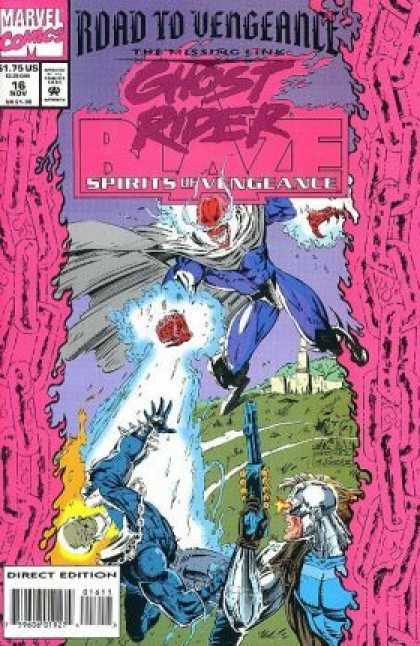 Spirits of Vengeance 16 - Road To Vengeance - Marvel Comics - The Missing Link - Blue Laser - Pink Chains