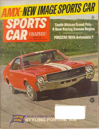 Sports Car Graphic - March 1968