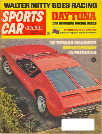 Sports Car Graphic - April 1968