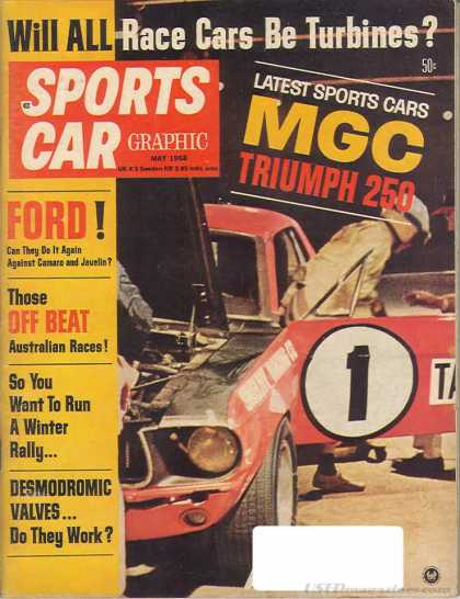 Sports Car Graphic - May 1968