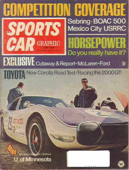 Sports Car Graphic - June 1968
