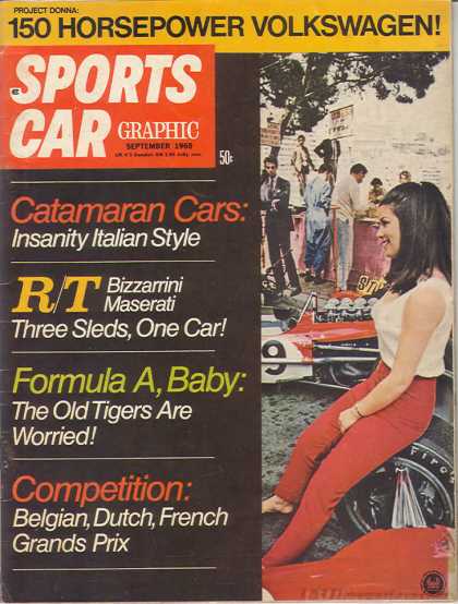 Sports Car Graphic - September 1968