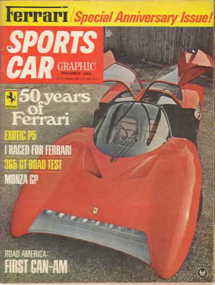 Sports Car Graphic - November 1968