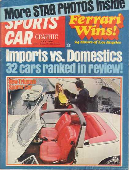 Sports Car Graphic - July 1970