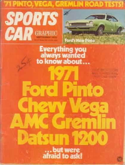Sports Car Graphic - September 1970