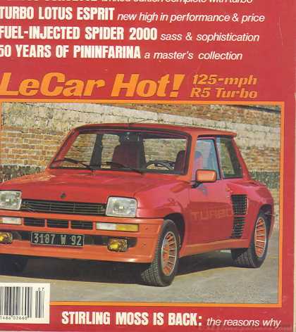 Sports Car Graphic - October 1980