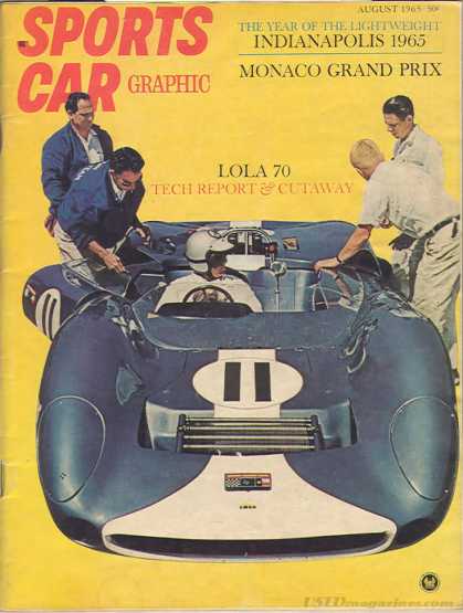Sports Car Graphic - August 1965