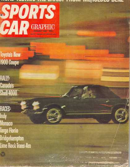 Sports Car Graphic - August 1967