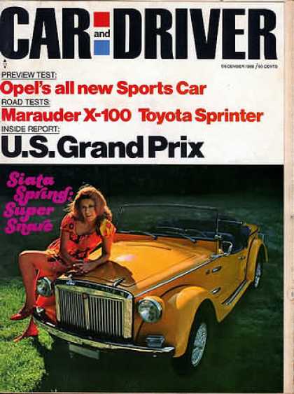 Sports Car Illustrated - December 1968