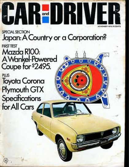 Sports Car Illustrated - November 1970