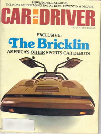 Sports Car Illustrated - July 1974