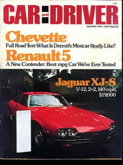 Sports Car Illustrated - January 1976