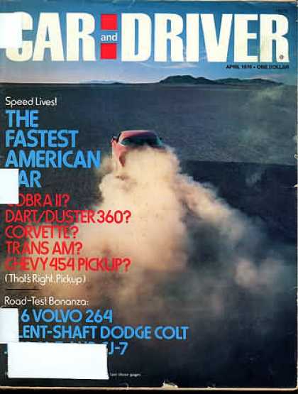 Sports Car Illustrated - April 1976
