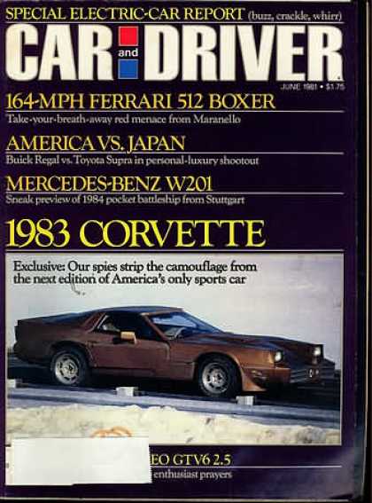 Sports Car Illustrated - June 1981