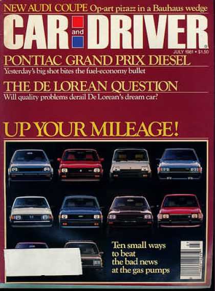 Sports Car Illustrated - July 1981