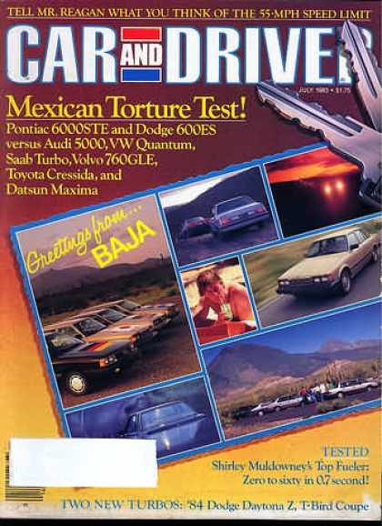 Sports Car Illustrated - July 1983