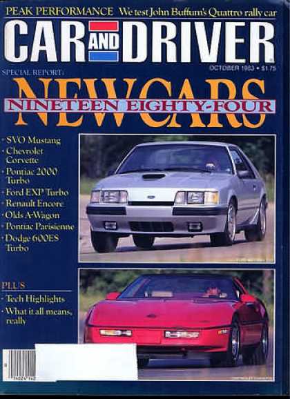 Sports Car Illustrated - October 1983