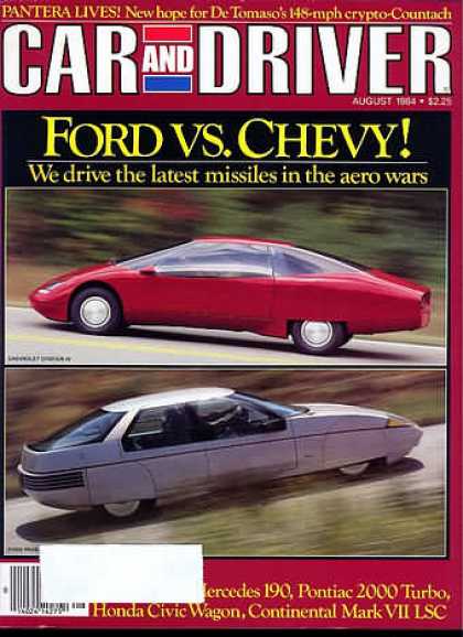 Sports Car Illustrated - August 1984
