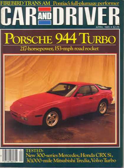 Sports Car Illustrated - April 1985