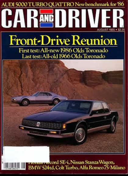Sports Car Illustrated - August 1985